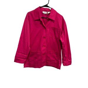 CL Cricket Lane Womens Pink Cotton Jacket Size S